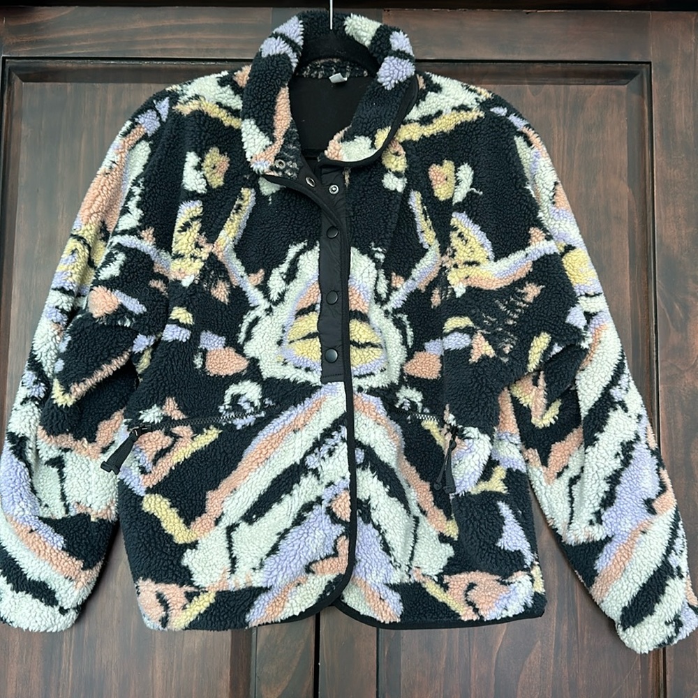 Free People Hit the Slopes printed pullover